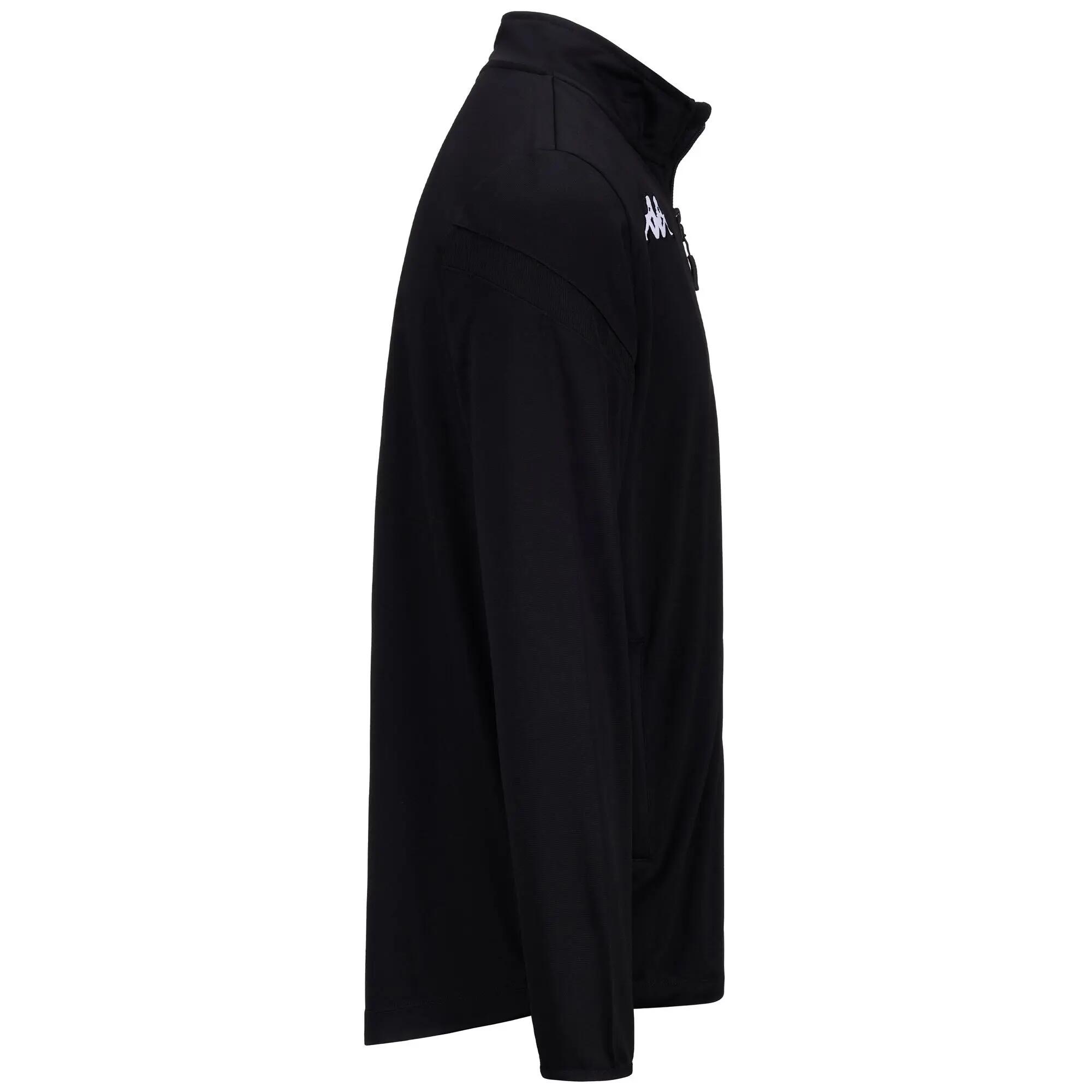 Sudadera de hombre en poliéster negro para fútbol 2/5