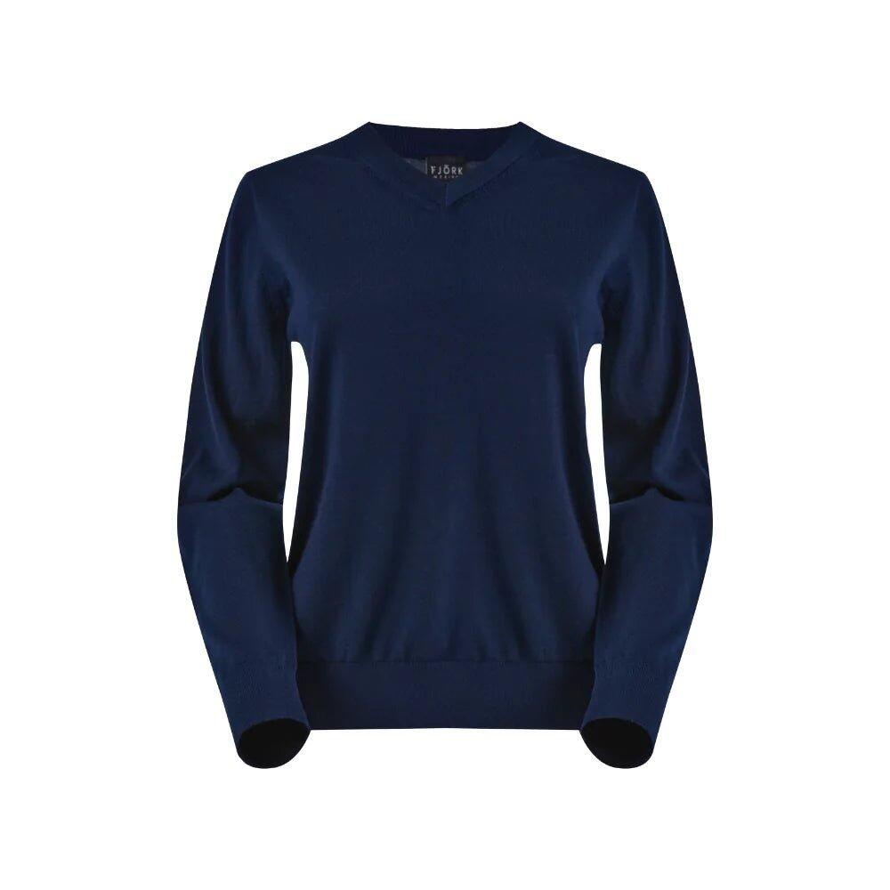 Women's V-neck jumper – Lightweight and elegant in merino wool 4/7