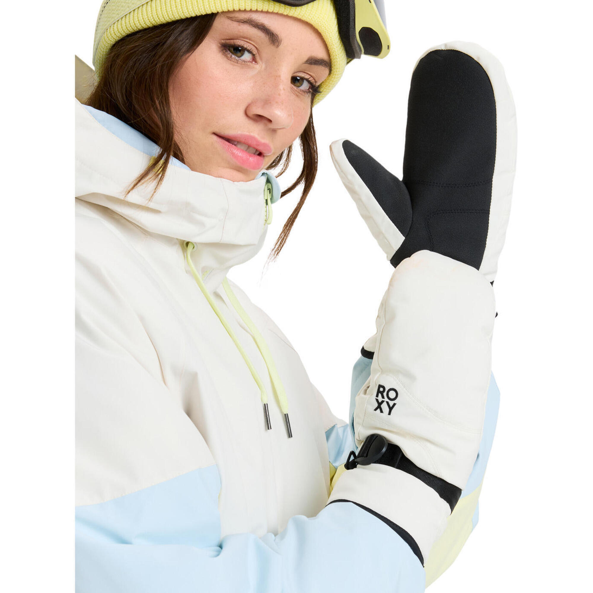 Roxy - Moufles Techniques Ski/snowboard Blanc Femme - Gants - Blanc - 40 M - Decathlon