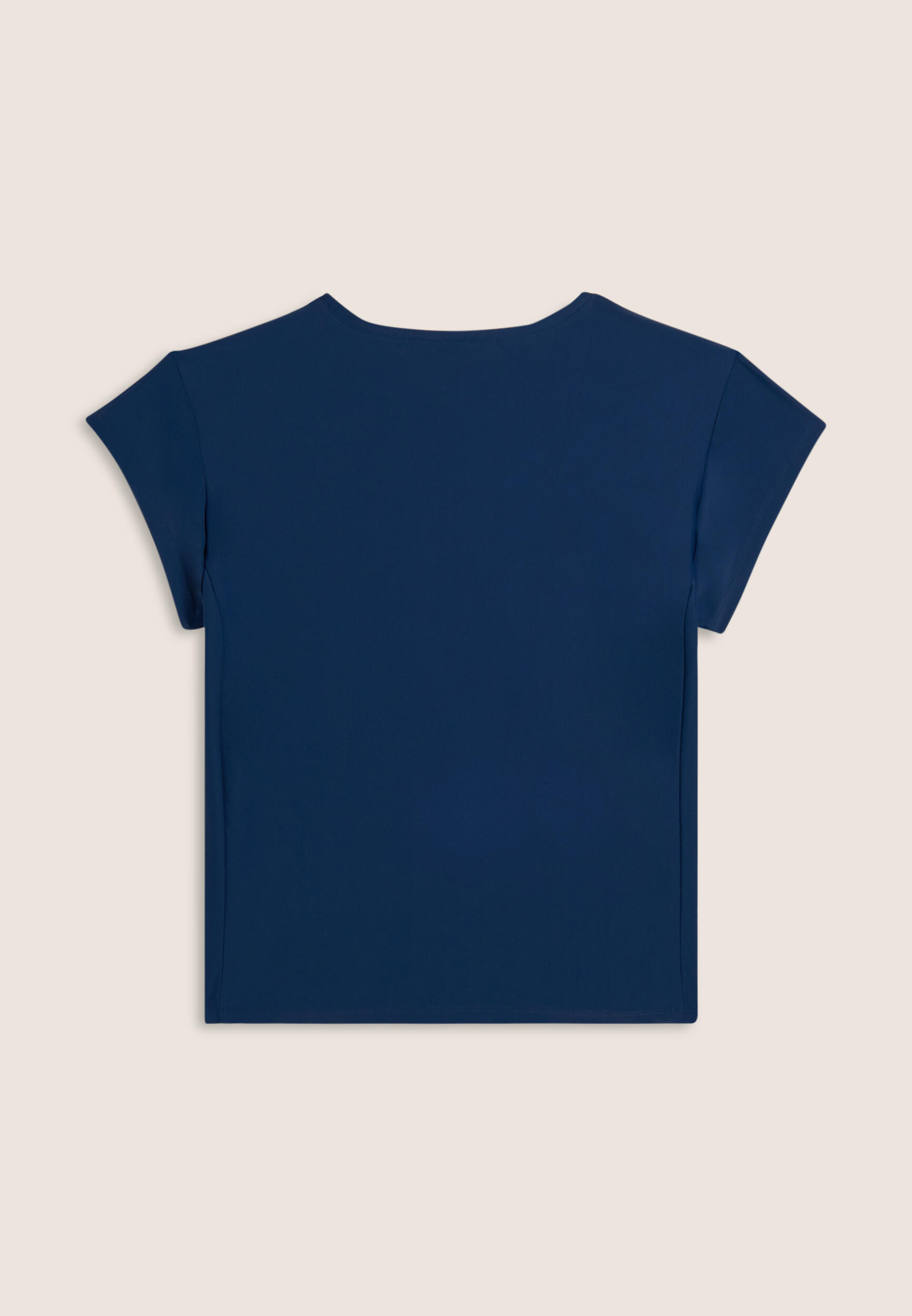 T-shirt tecnica con maniche ad aletta e profili a contrasto 2/3