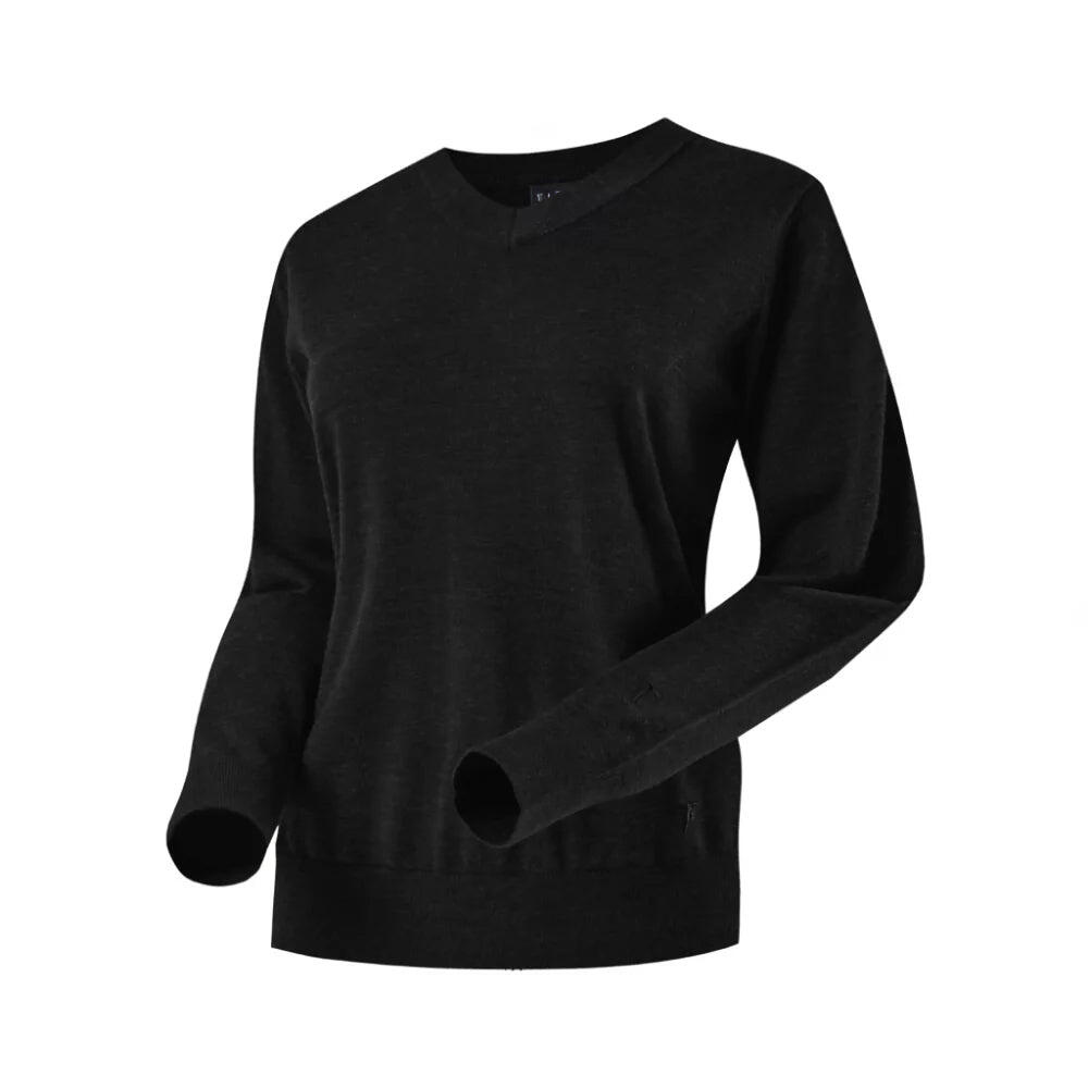 Maglione da donna con scollo a V – Leggero ed elegante in lana merino 2/7