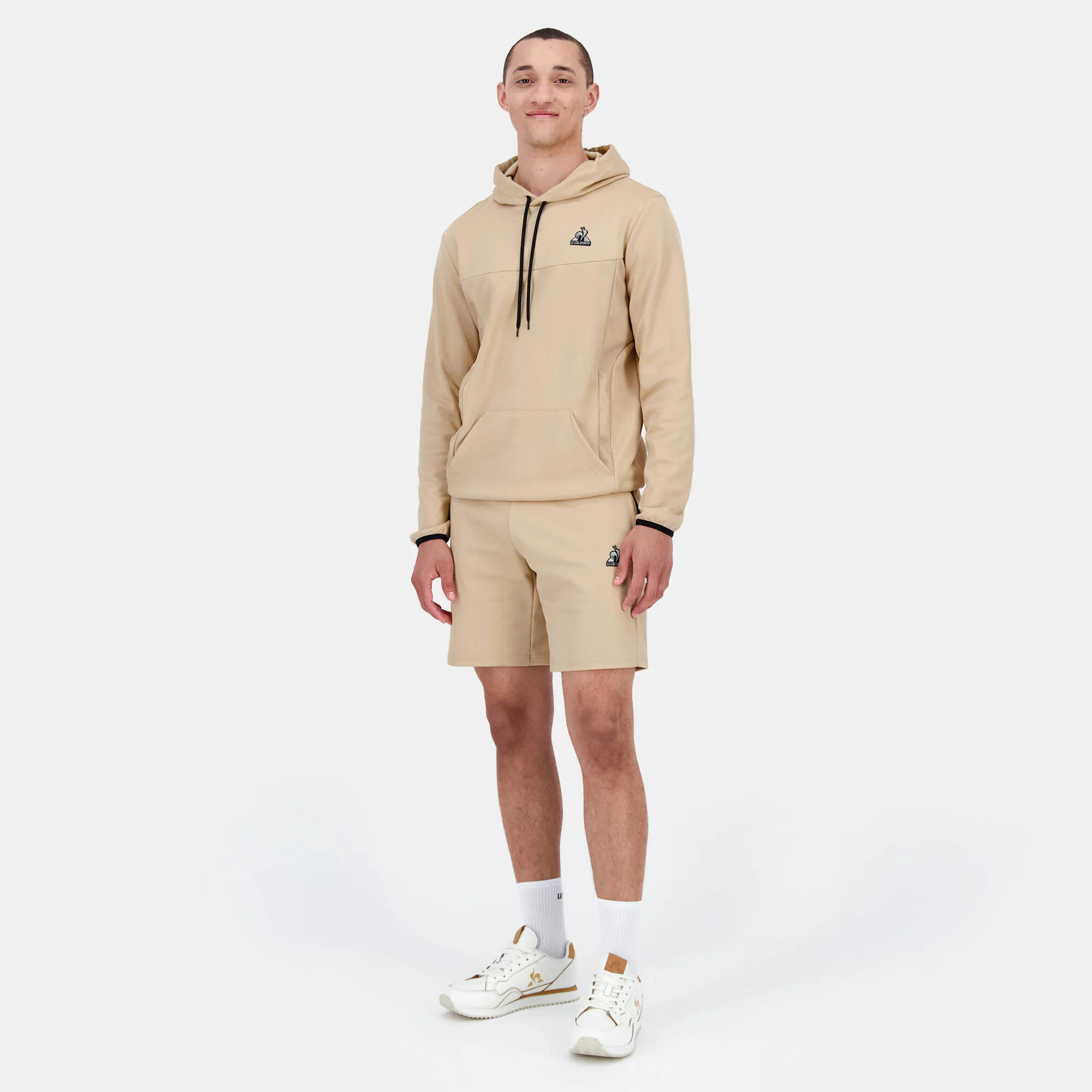 LE COQ SPORTIF FELPA DA UOMO COLORE BEIGE BEIGE 4/7