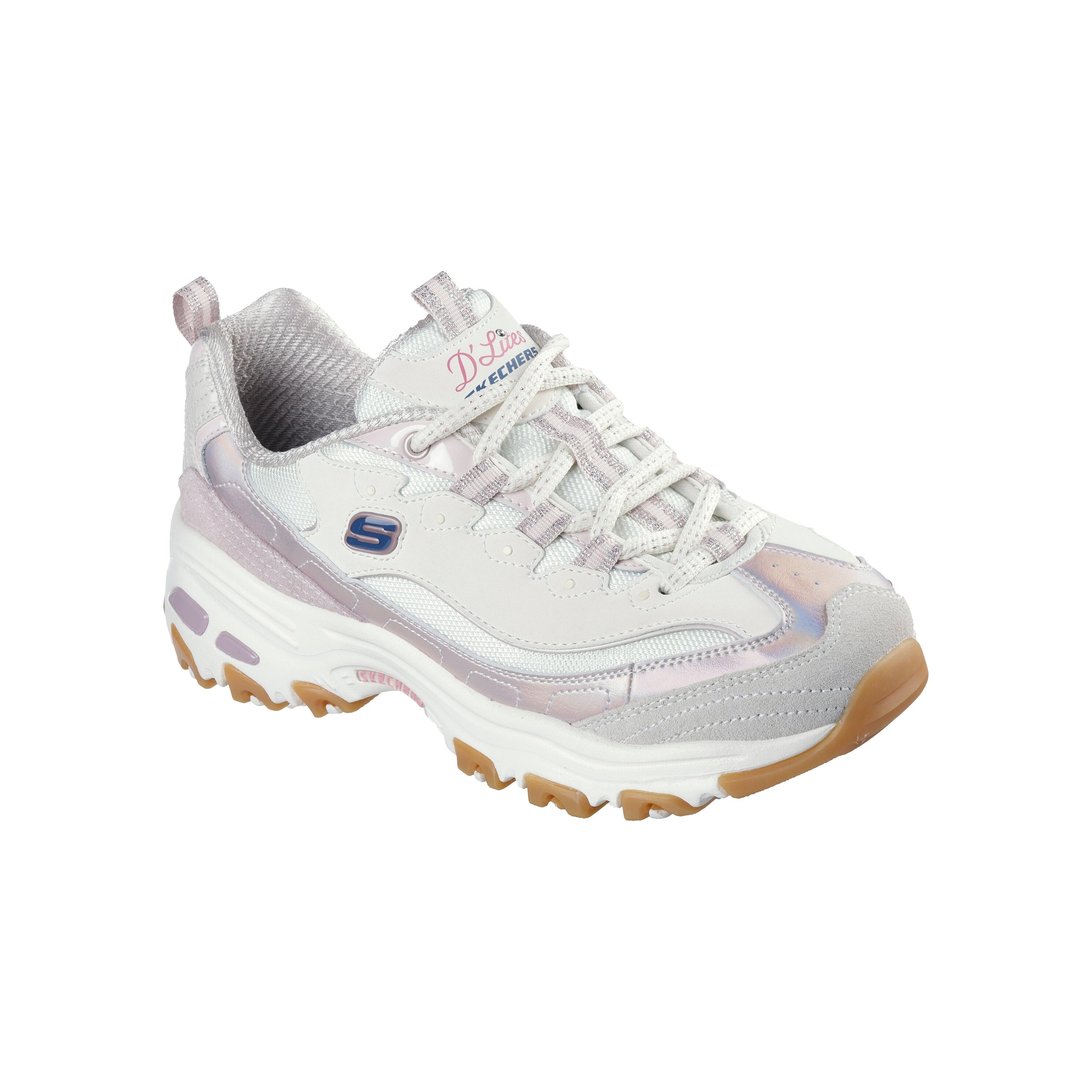 Ténis Skechers Mulher D'Lites - Dazzling Shine Rosa 3/5