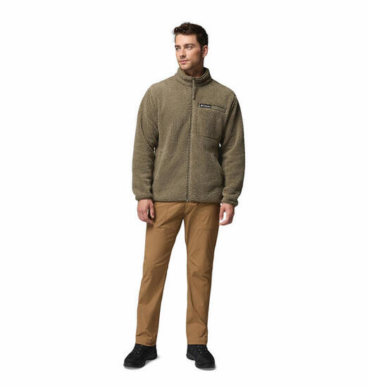 Fleece Pullover Herren - COLUMBIA Rugged Ridge™ High Pile Full Zip - Stone