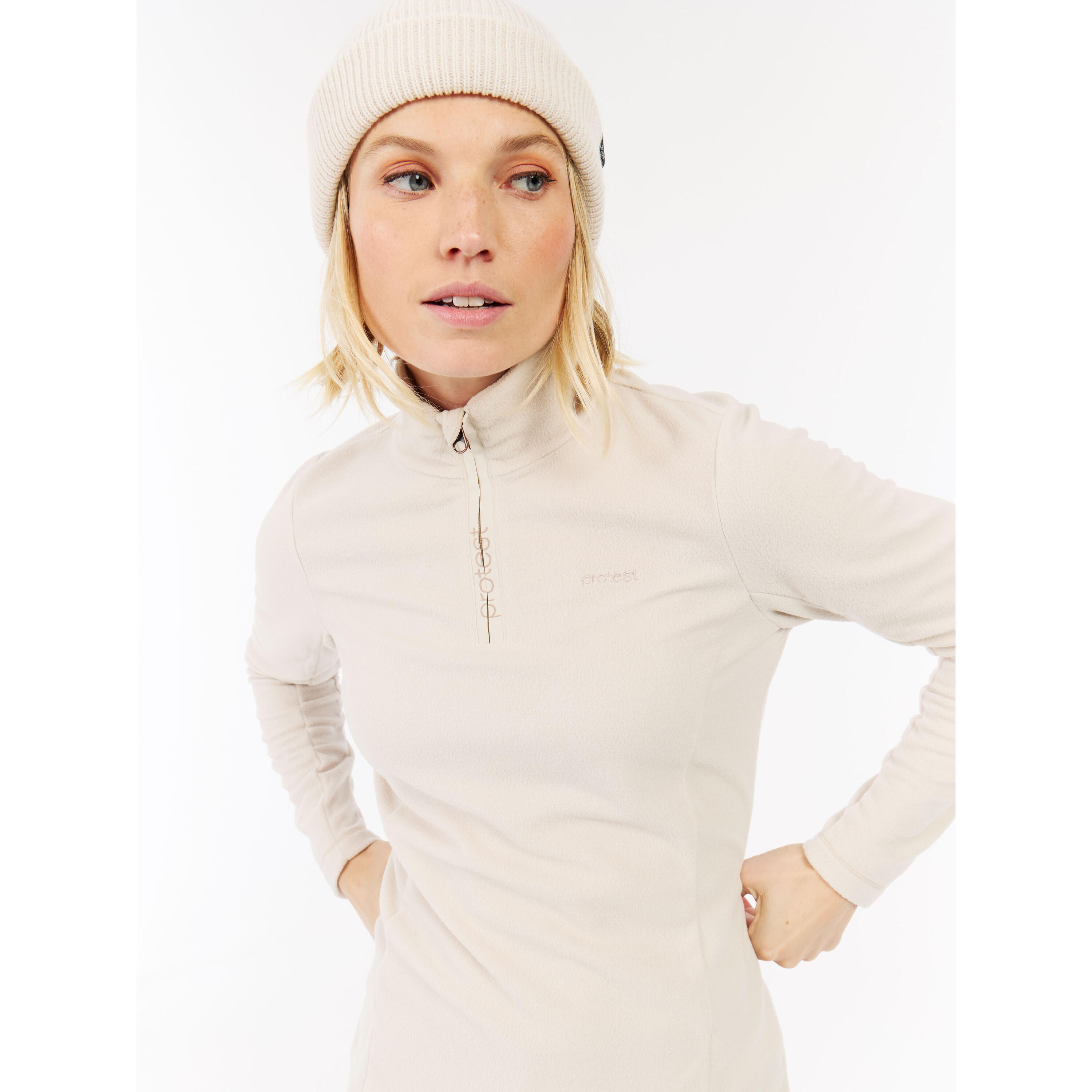 Dames 1/4 zip fleece Protest Remutez 4/7