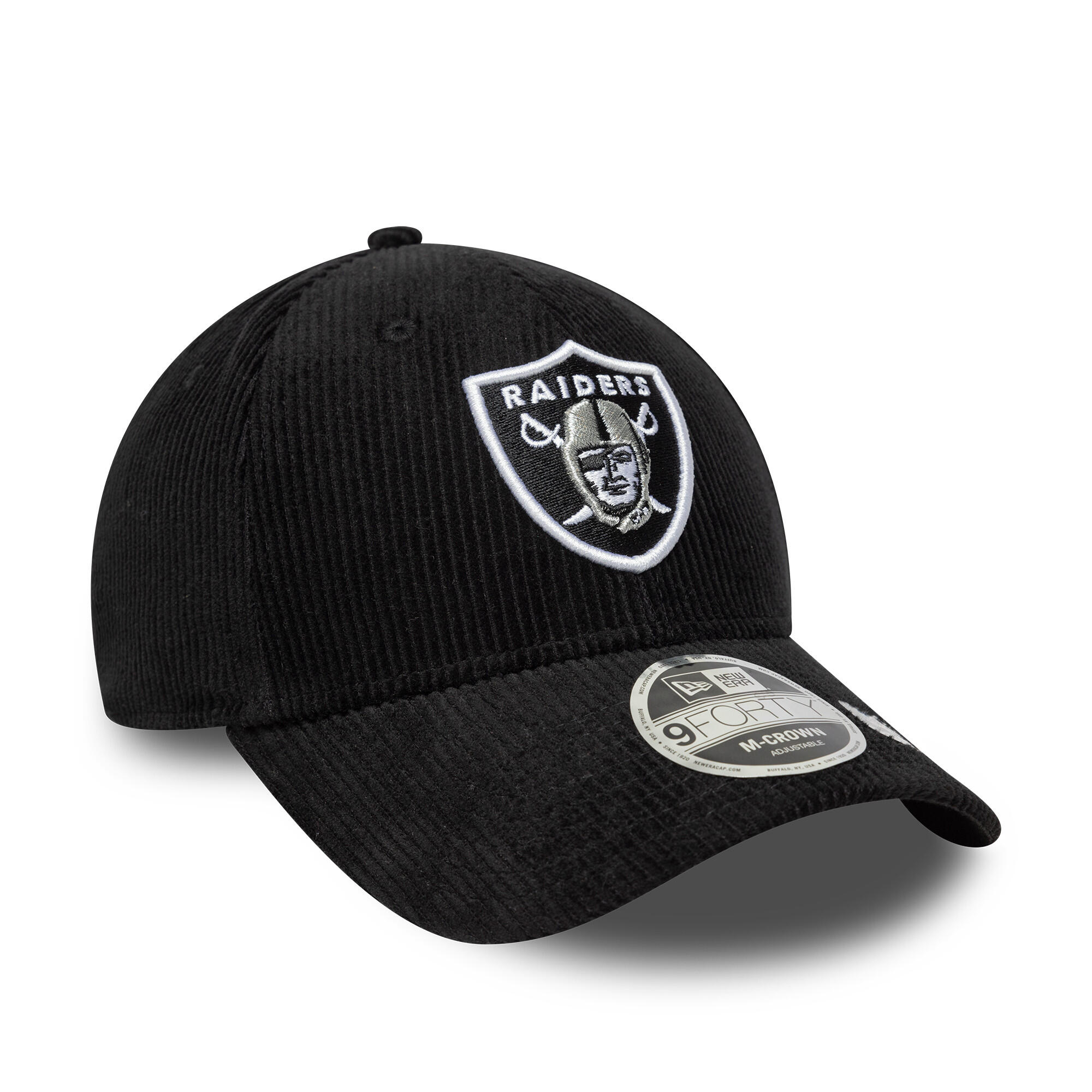 New Era 9FORTY M-Crown Cap Las Vegas Raiders NFL Cord 3/5