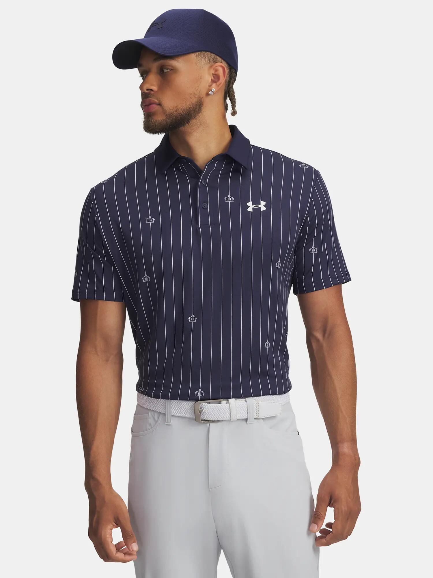 Férfi póló Under Armour UA Playoff 3.0 Printed Polo-BLU 1/4