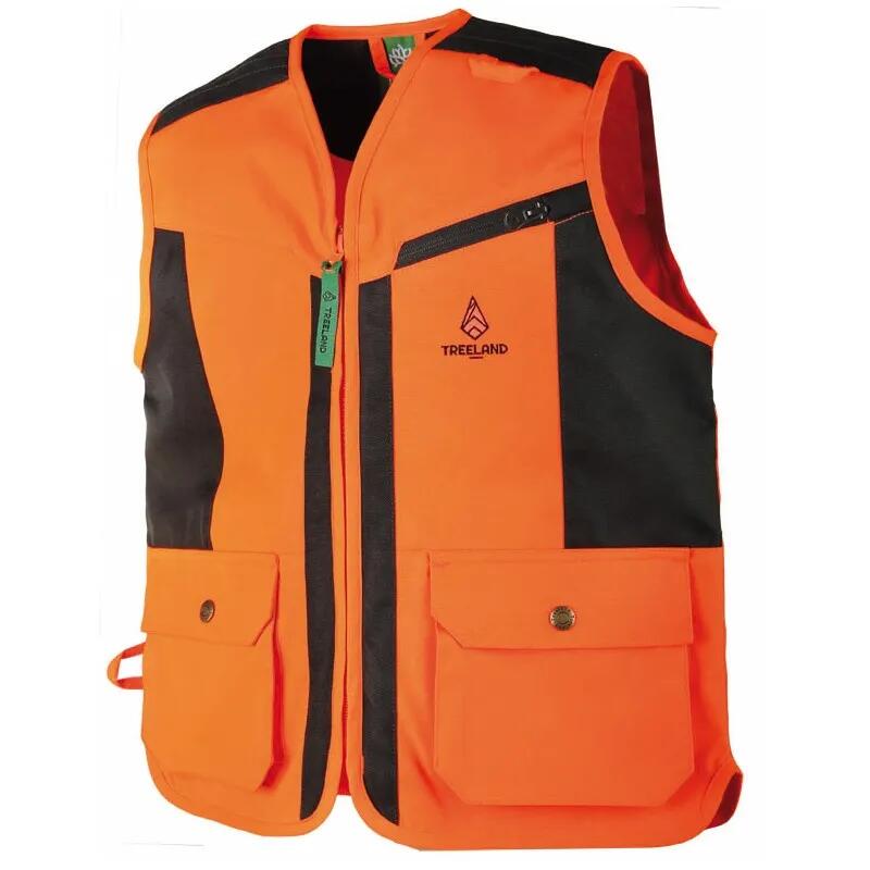 Treeland - Gilet De Chasse Resistant Enfant Treeland Orange - Gilet Sans Manche - Orange - Decathlon