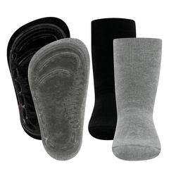 Chaussettes antidérapantes SoftStep, lot de 2, unies