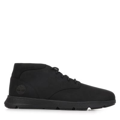 Schoenen timberland parker street mid in zwart leer