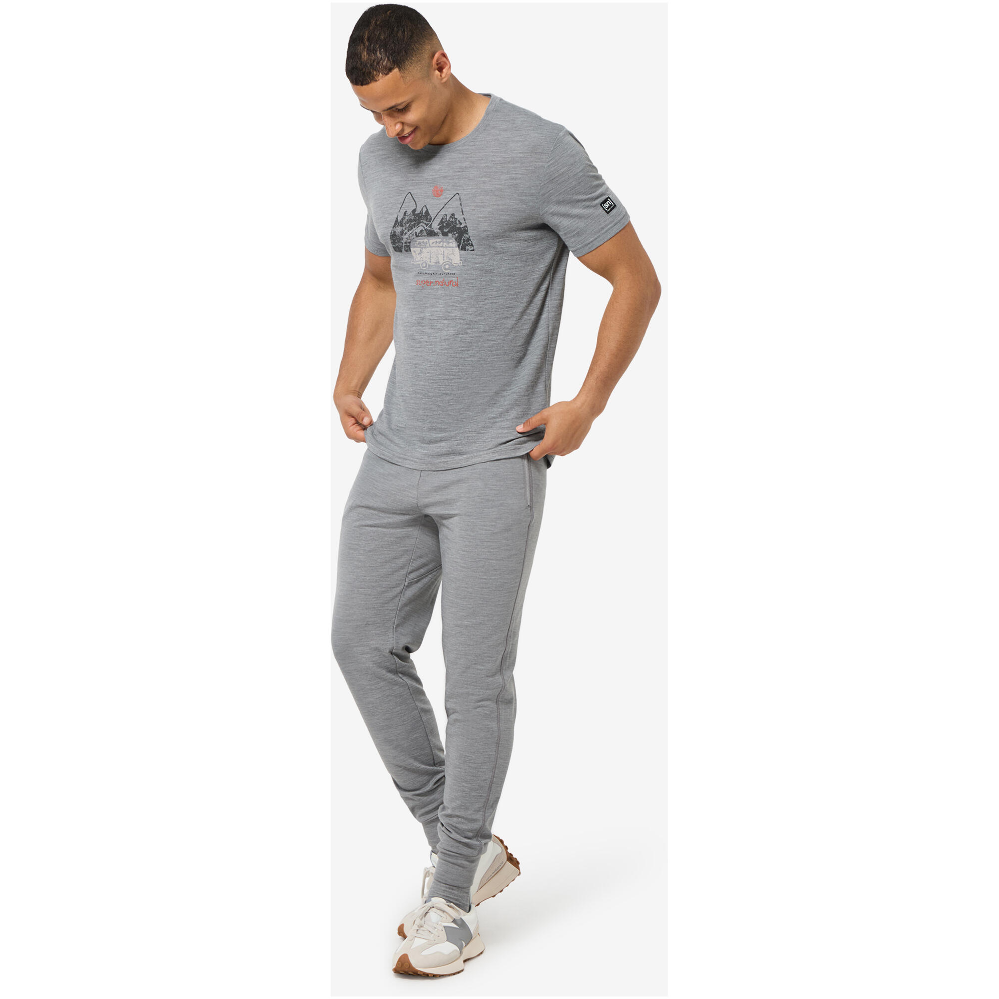 Koszulka SUPER.NATURAL M DOLOMITES CAMPSITES TEE 3/7