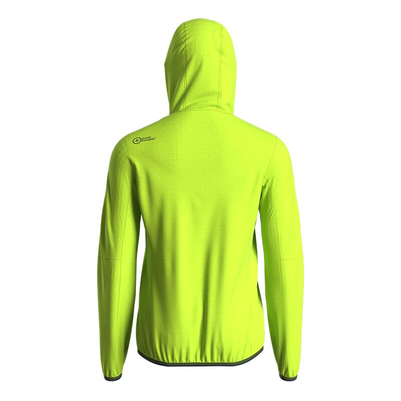 Great Escapes Harriman man lighy fleece jaket lime green 2/3