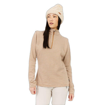 Sous-pull 1/4 zip femme Protest Ivory