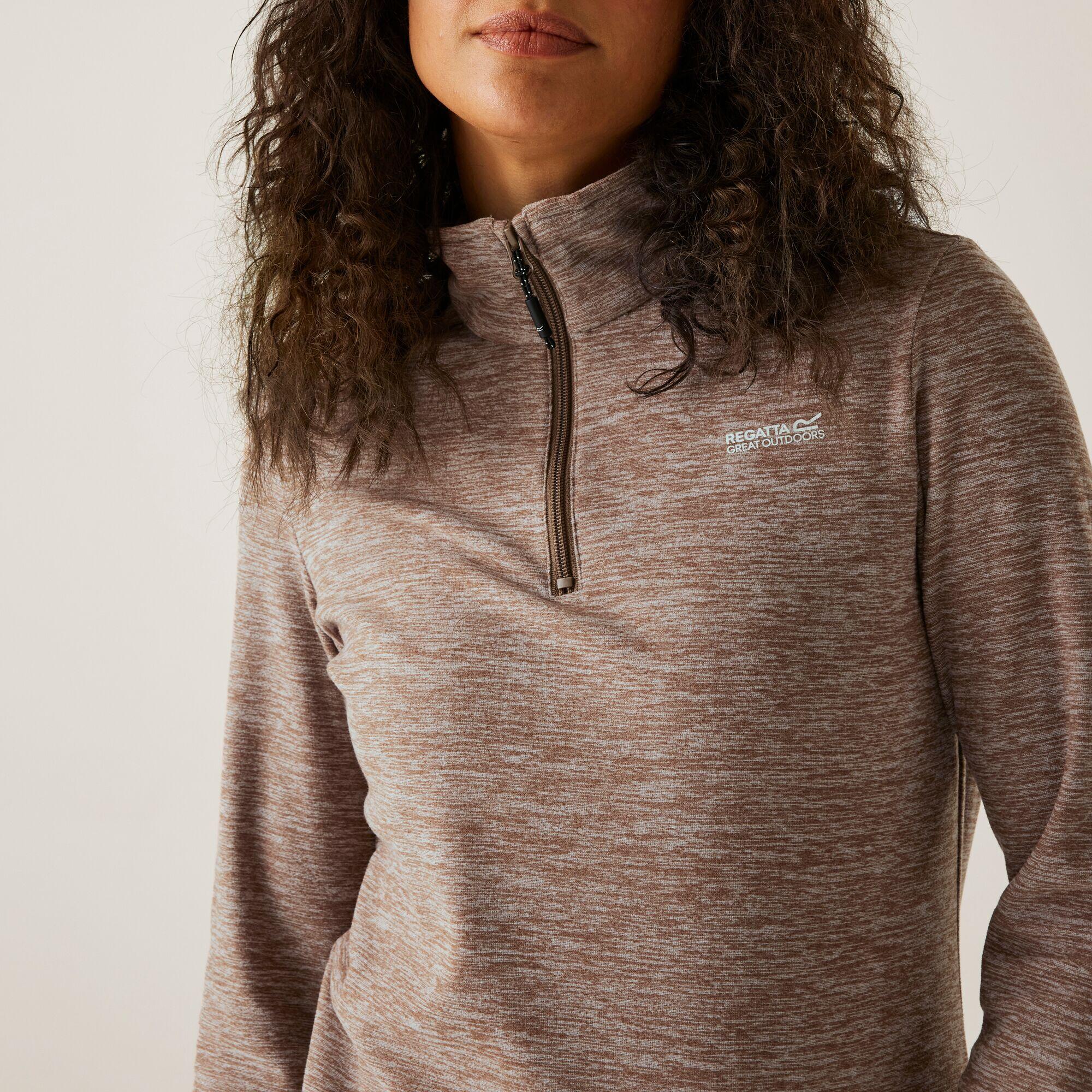 Womens Sweethart Marl Half Zip Fleece 4/7