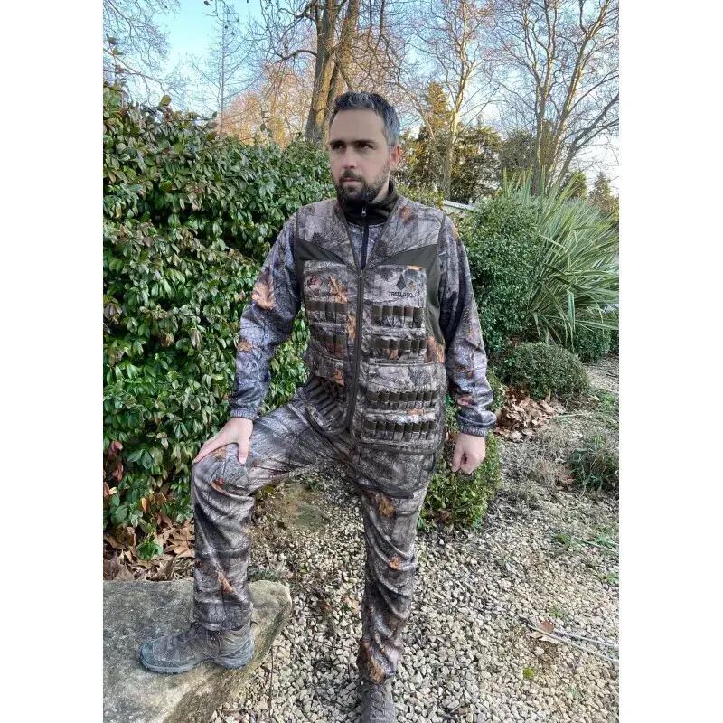 Gilet De Chasse Treeland Multitubes Camo Forest 2/2