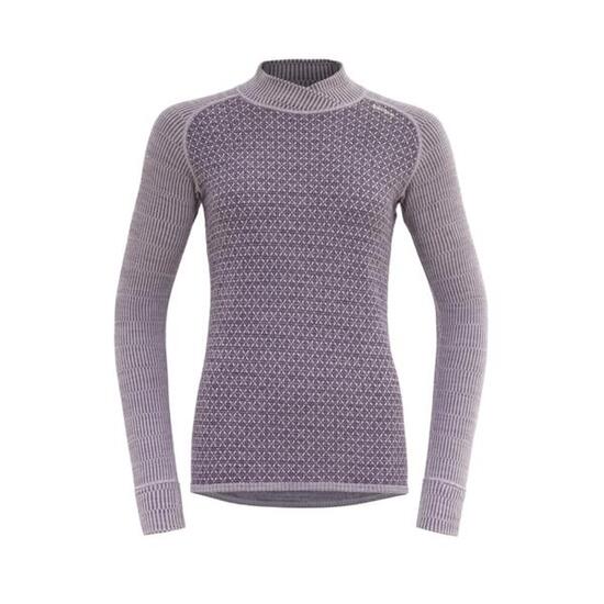 Kvitegga Merino 230 Cross Neck Woman rosa L
