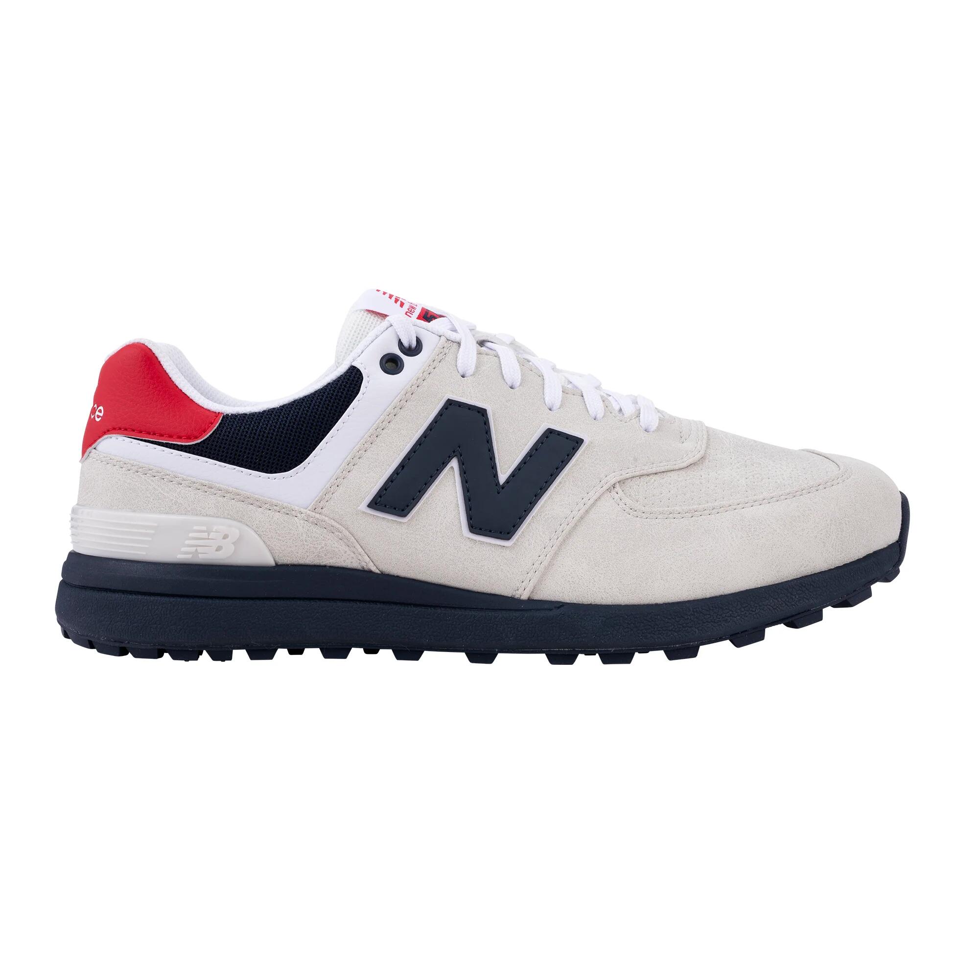 New Balance 574 Greens VS, golfschoenen voor heren, beige 2/4
