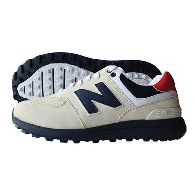 New balance 574 greens vs, golfschoenen voor heren, beige
