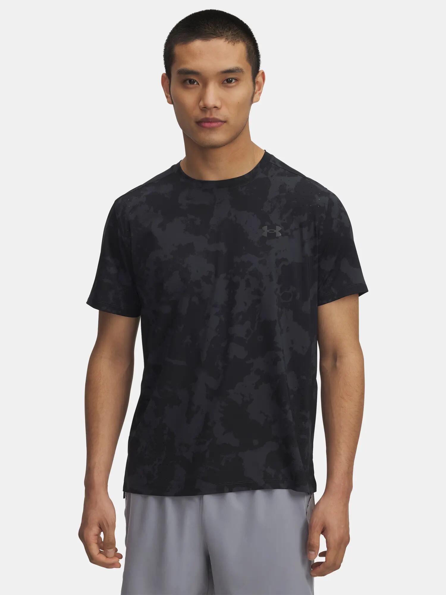 Férfi póló Under Armour UA LAUNCH ELITE PRT SS-GRY 1/3