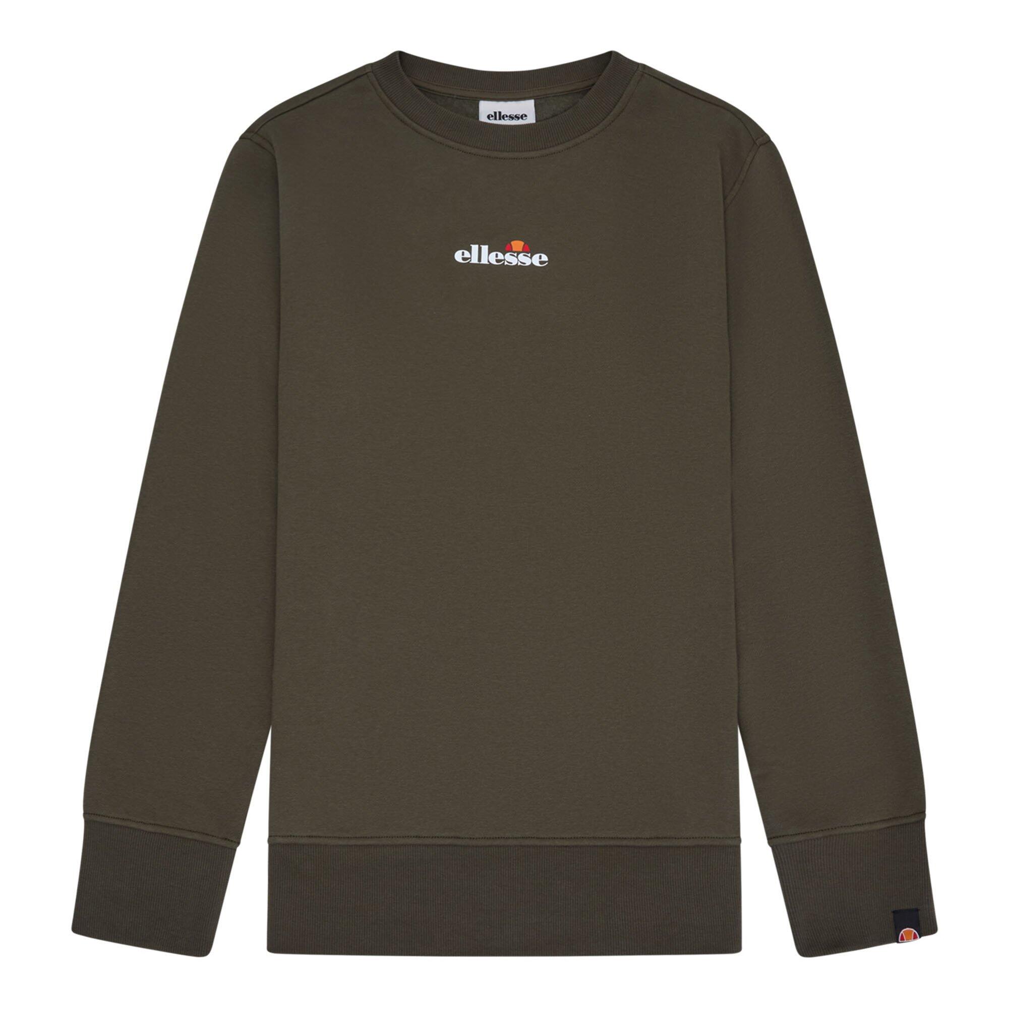 Sweat Homme Ellesse SL Succiso - Noir, Col Rond, Manches Longues, Coton/polyester