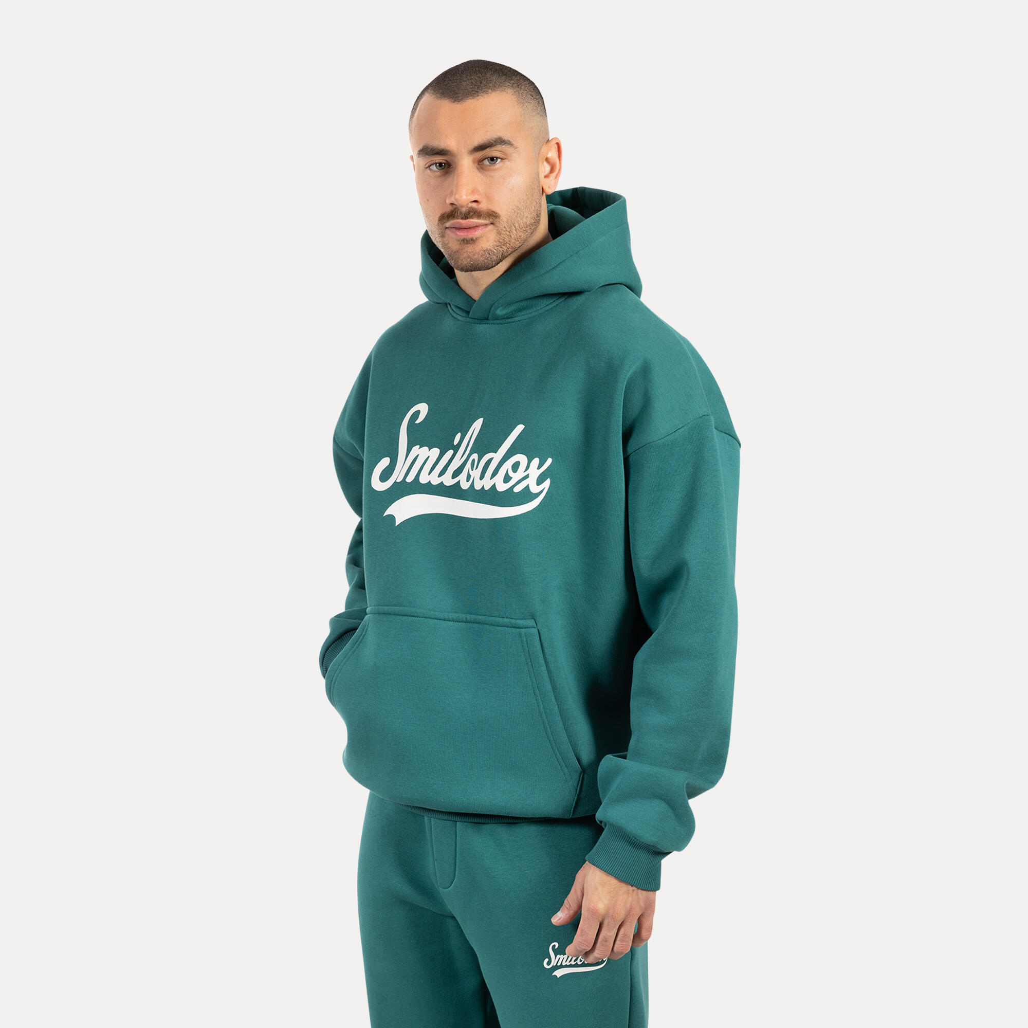 Herren Hoodie Lorik Dunkel Grün 2/5