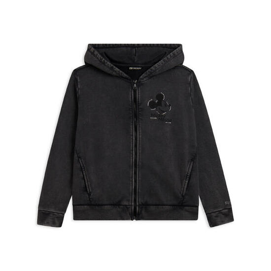 Sweat-shirt zippé à capuche pour femmes avec graphique Mickey Mouse