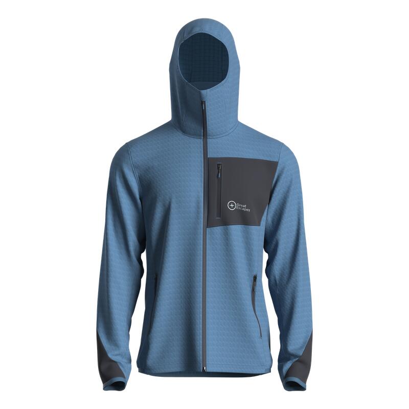 Great Escapes Cosmique man long zip fleece jacket stellar 1/3
