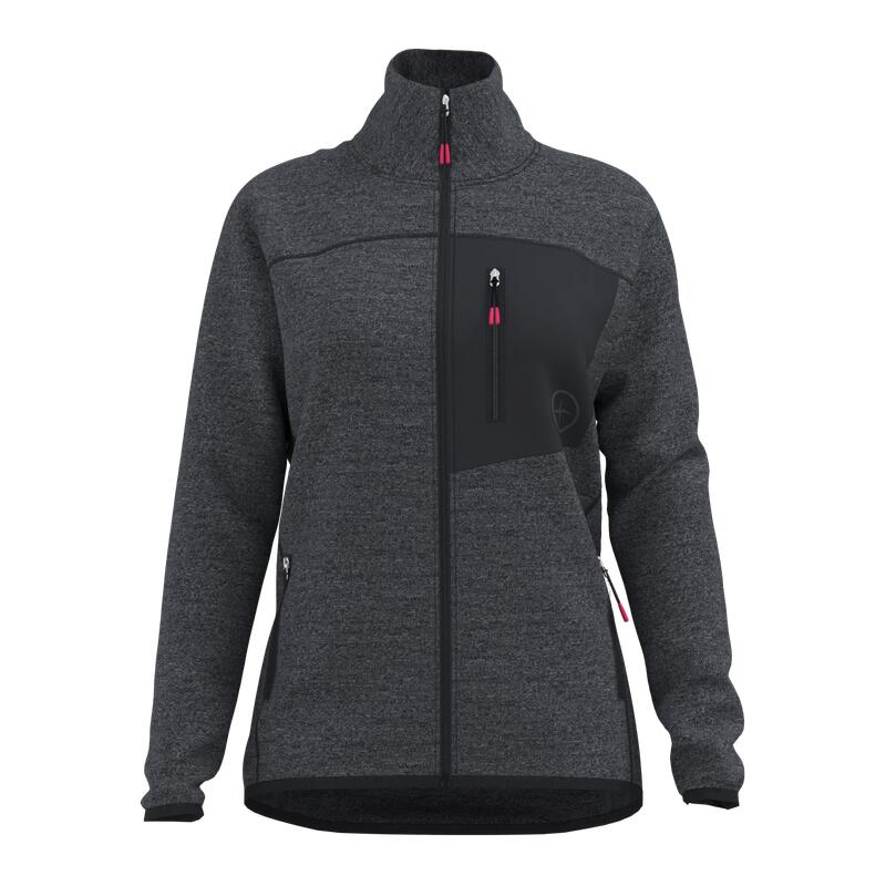 Great Escapes Henry lady full zip light fleece jacket vulcan 1/3