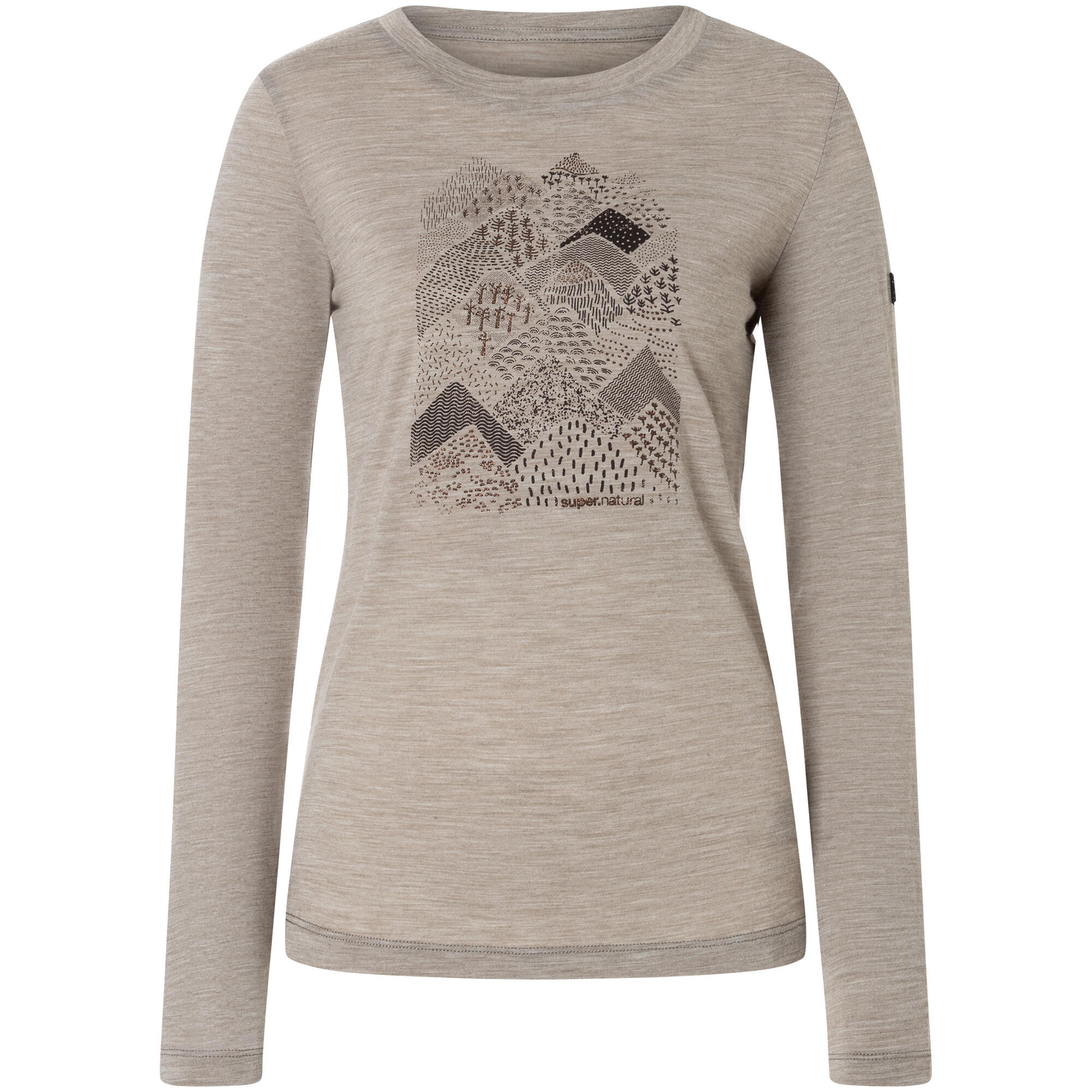 Longsleeve SUPER.NATURAL W HILLY LS 4/5