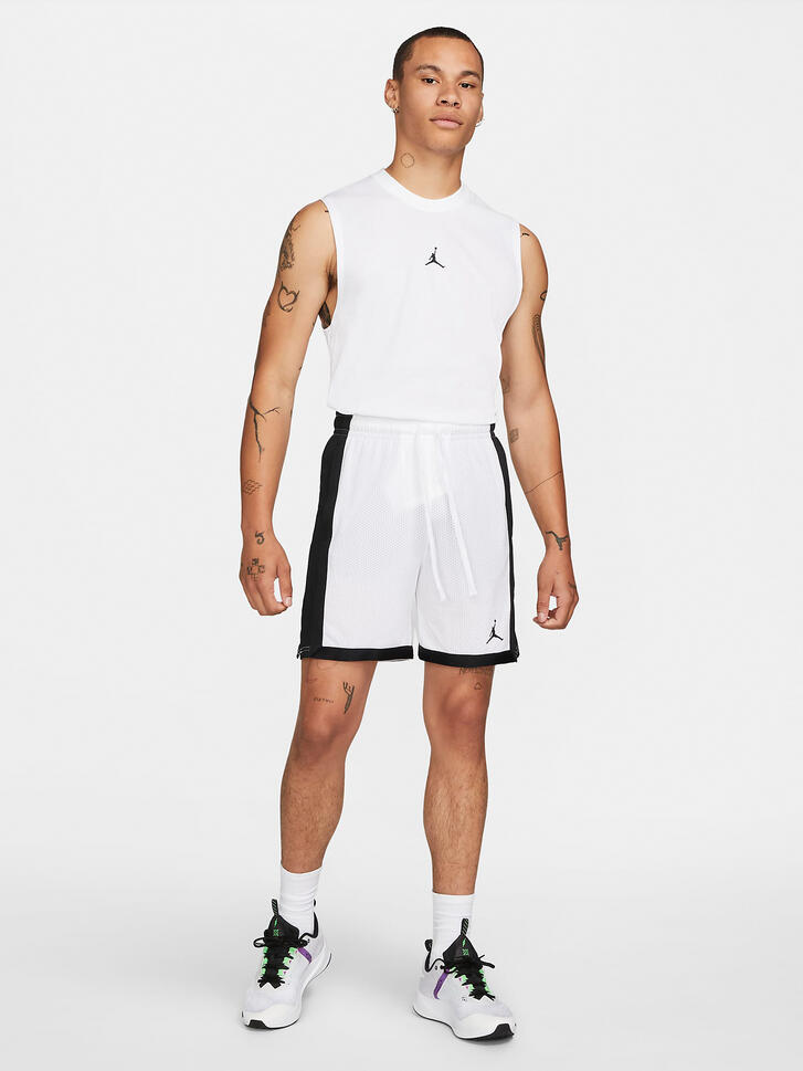 Tshirt Homme Tshirt Nike JUMPMAN SPRT SLVLS TOP Blanc Blanc