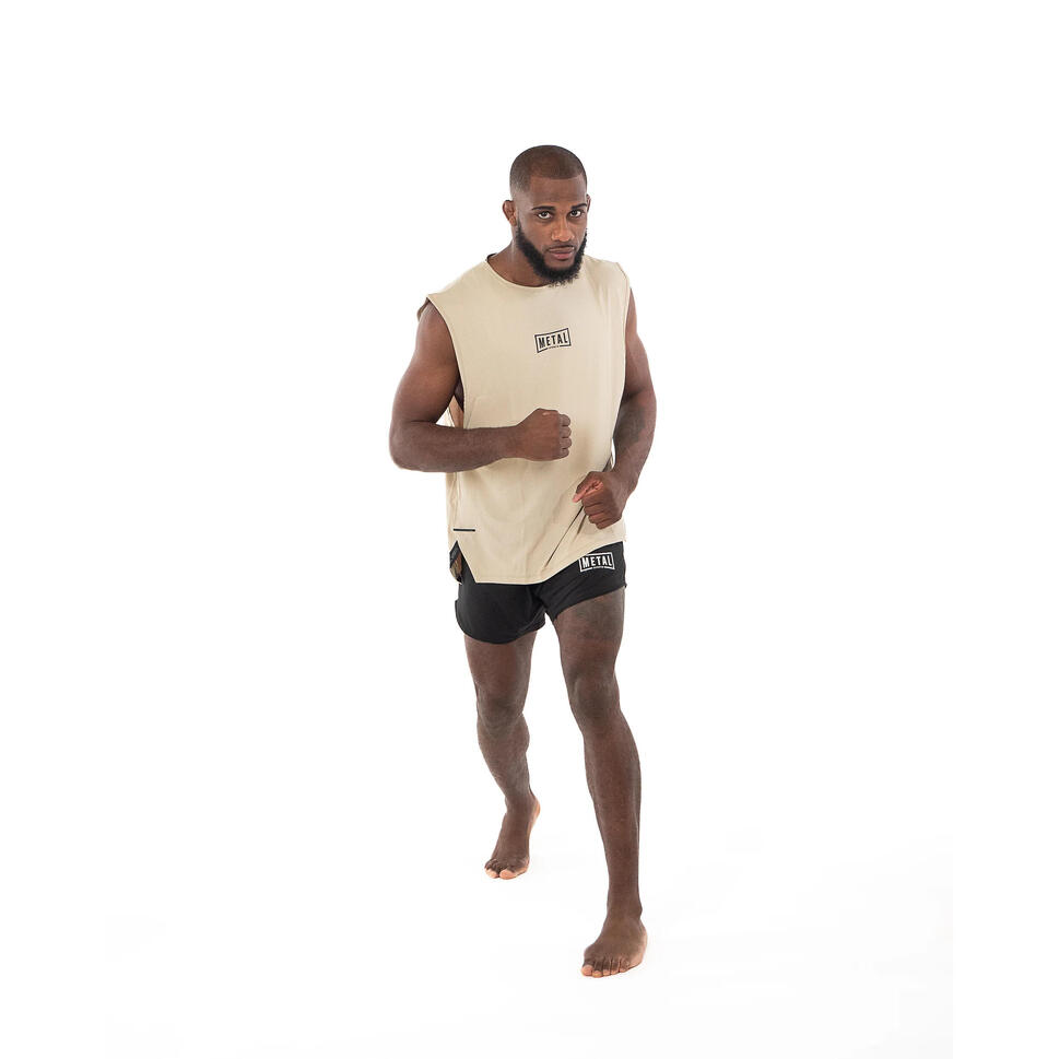 Oversized tank top Metal Boxe Desert Storm