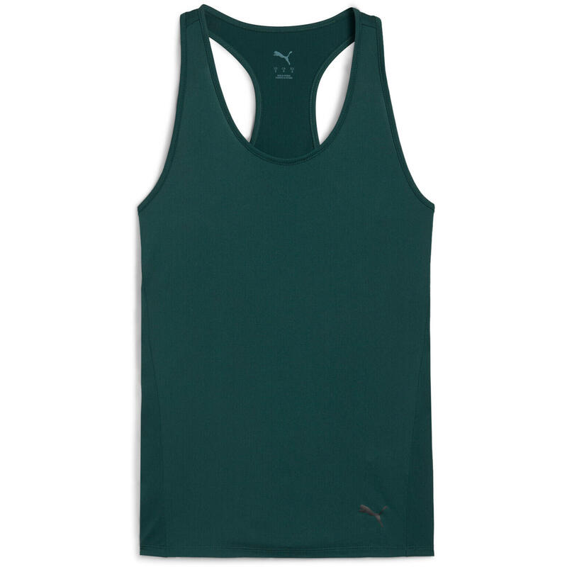 Maiou femei Puma W Tad Essential Racerback Tank Port, Verde