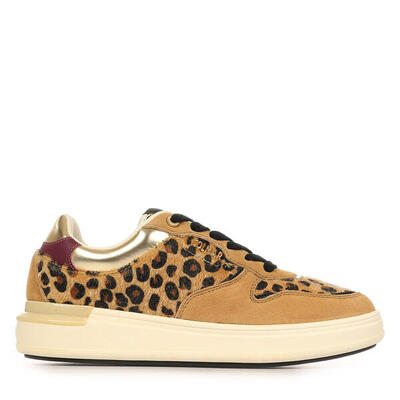 Sneakers Colmar con stampa leopardata e dettagli in suede