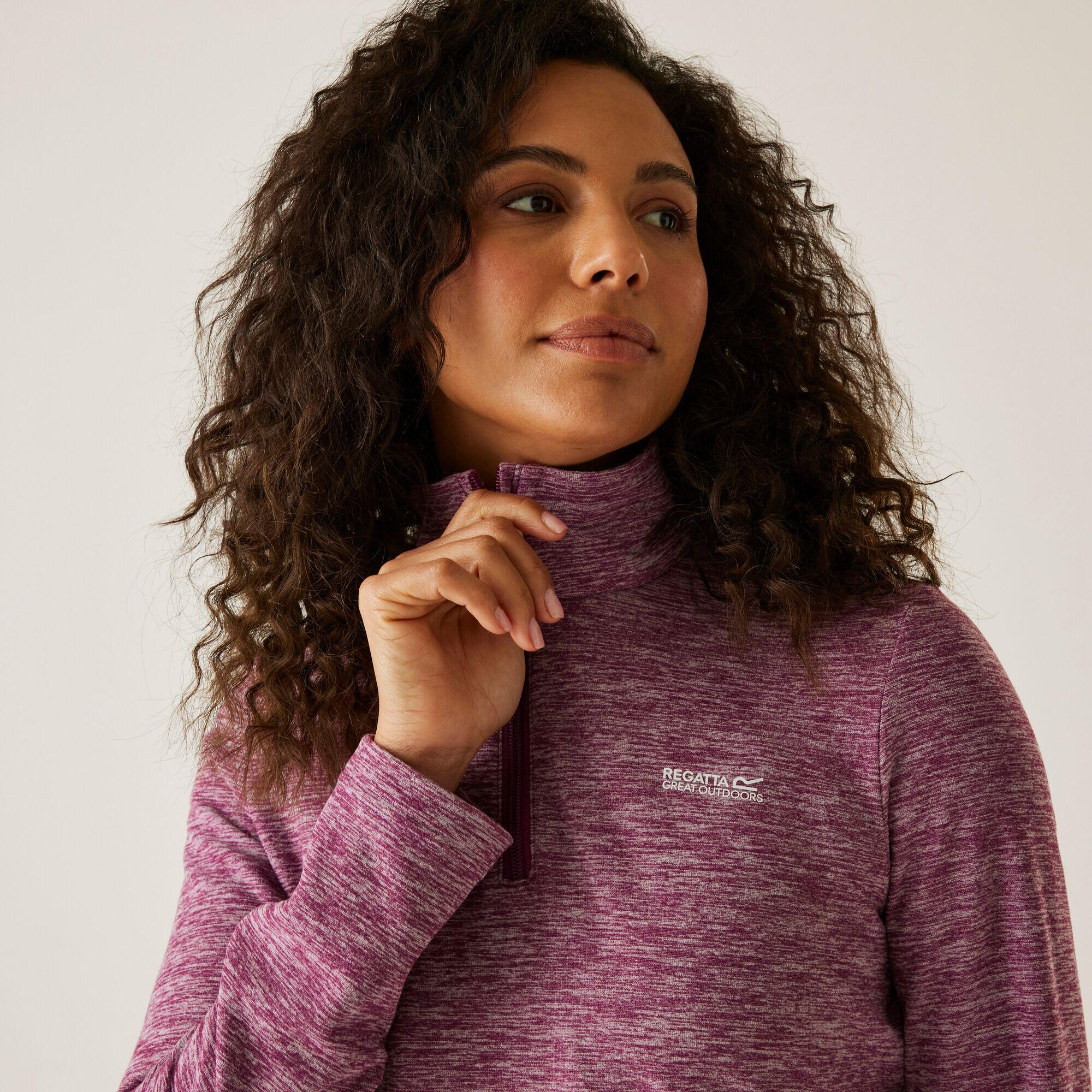 Damski polar Sweethart Marl z zamkiem błyskawicznym do połowy