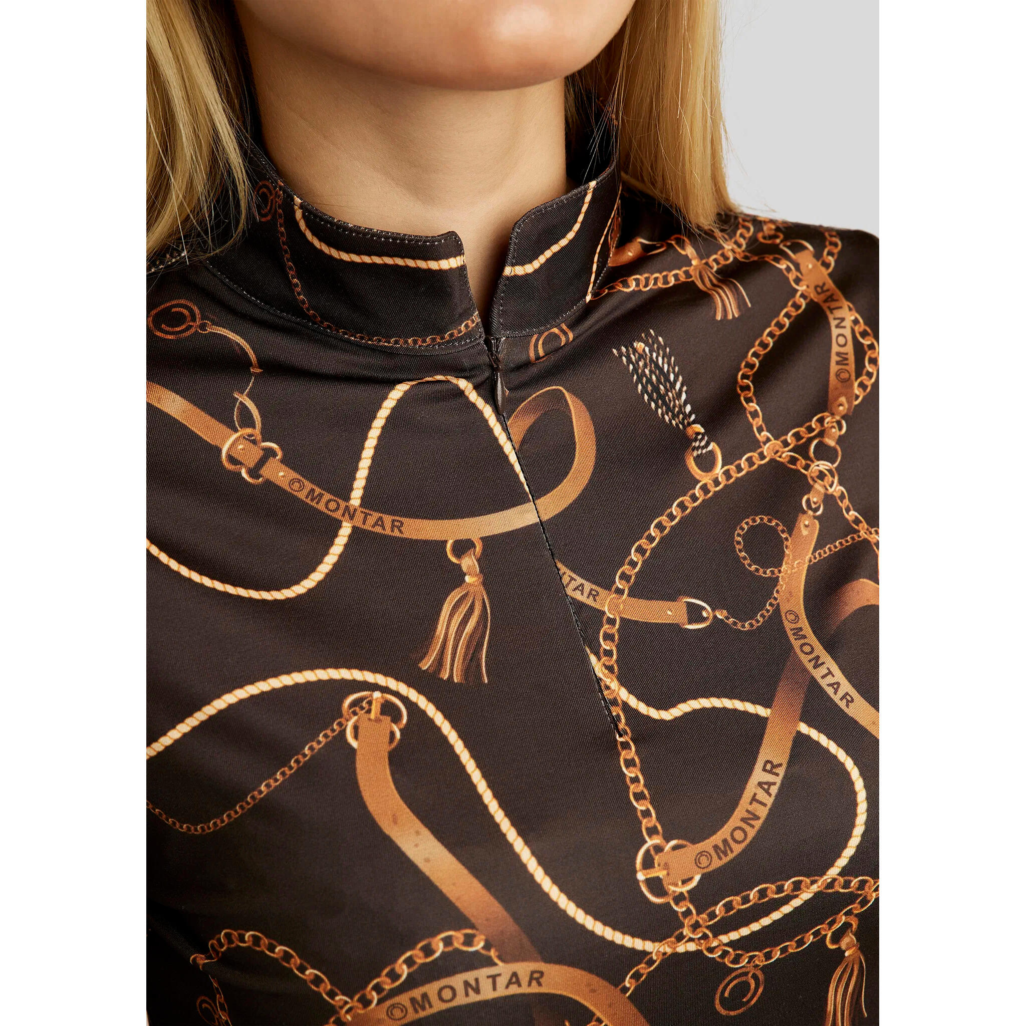 Damespolo met lange mouwen Montar Haily Bridle 3/3
