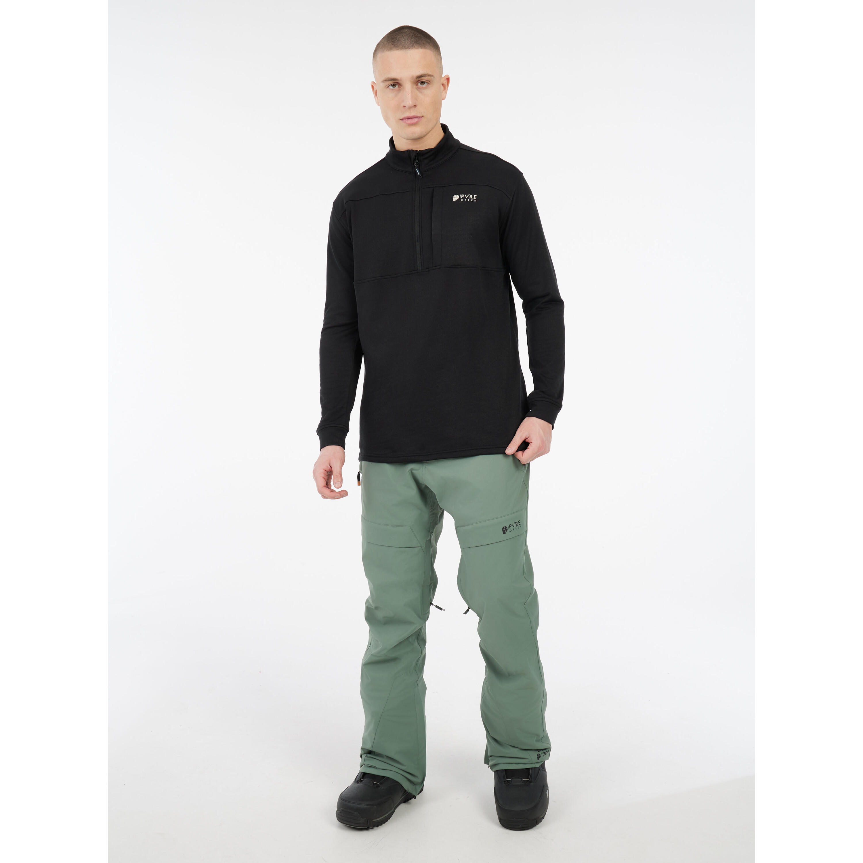 Polaire 1/4 zip Protest Graphic 3/7