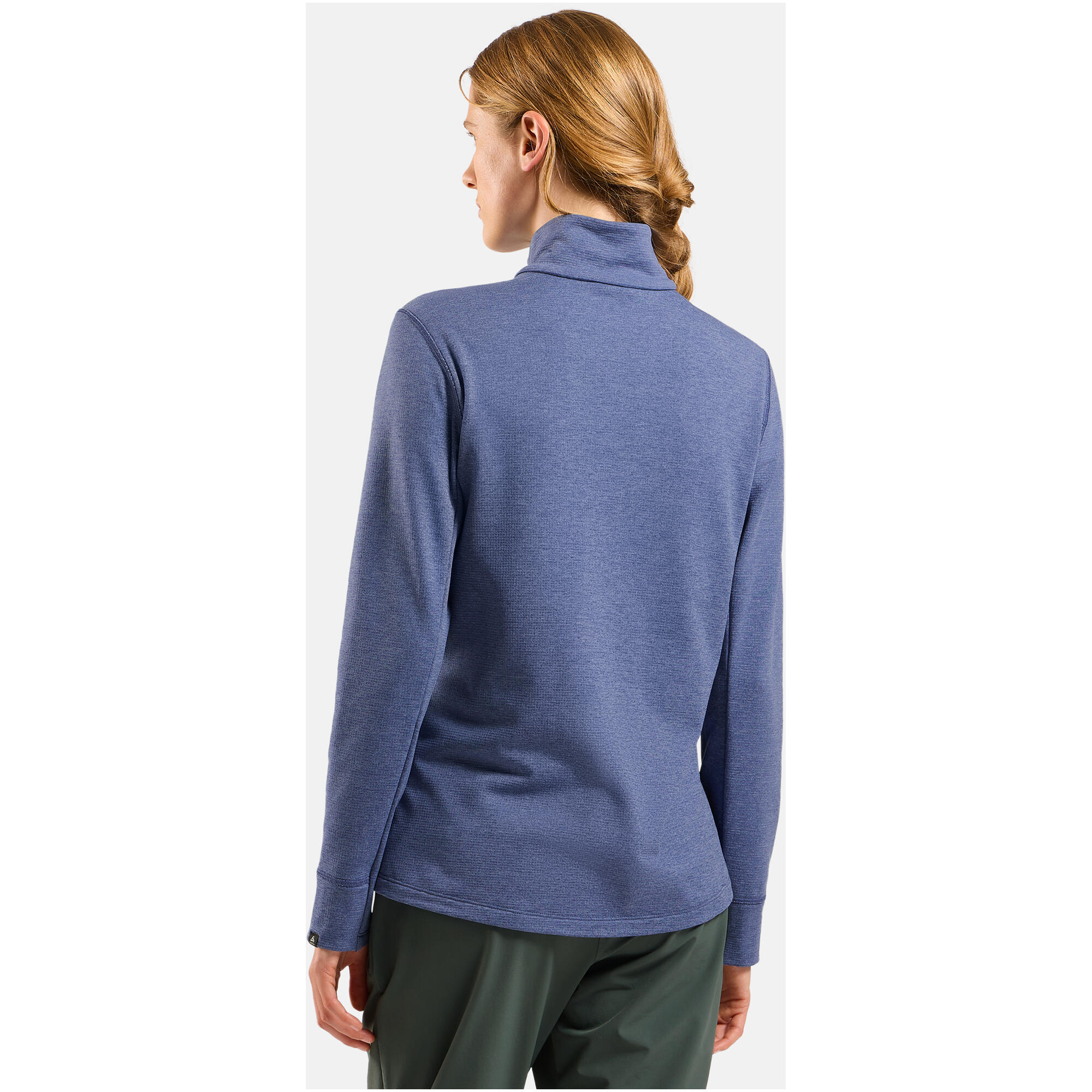 Bluza bez kaptura rozpinana Odlo Mid layer full zip GRID FLEECE 4/7