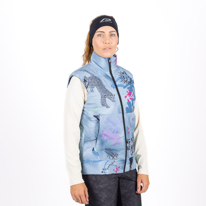 PROTECTIVE - Gilet réversible Primaloft - P-Writer bleu femme 5/7
