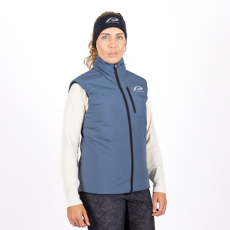 PROTECTIVE - Gilet réversible Primaloft - P-Writer bleu femme 6/7