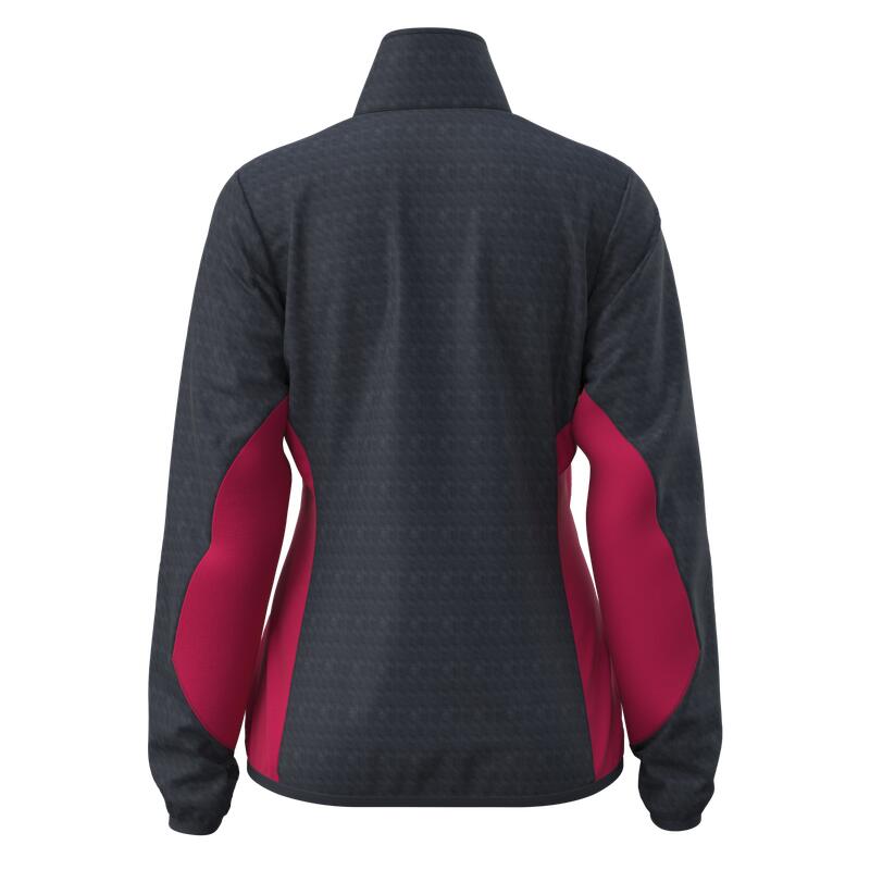 Great Escapes Tresero evo lady mid layer full zip vulcan/persian red 2/3