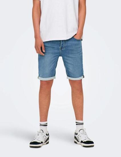 Bermudas et shorts pour hommes Only&sons Bleu.