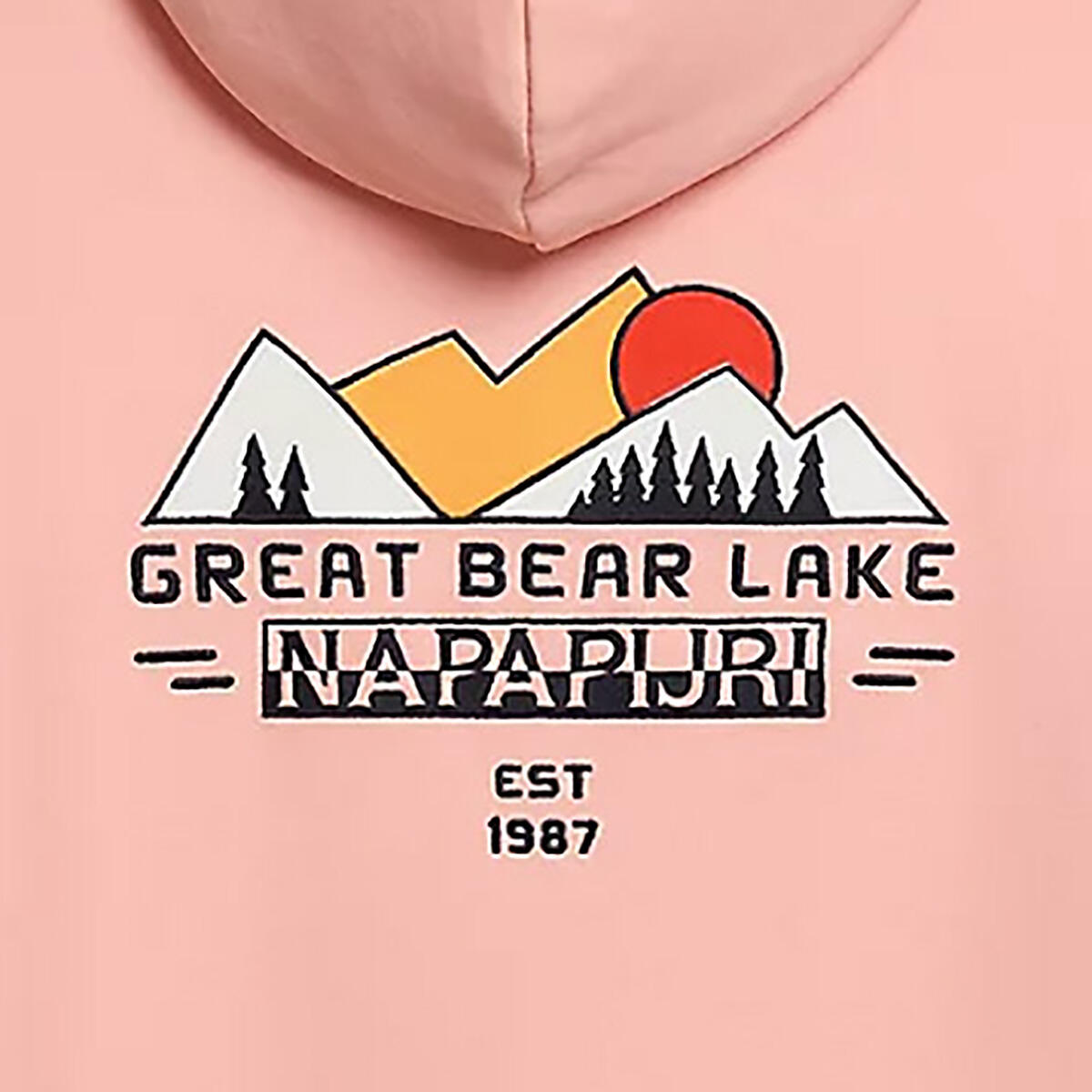 Napapijri Herren Hoodie Boyd rosa 3/3
