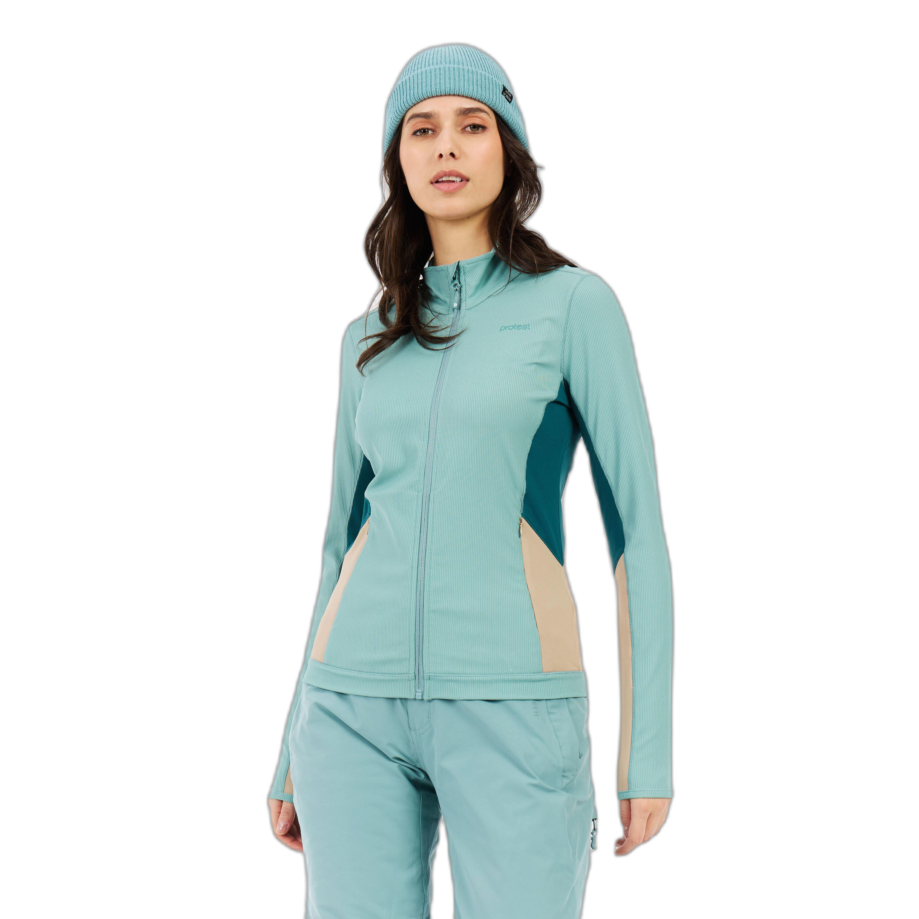 Polar damski zapinany na zamek Protest Nikio