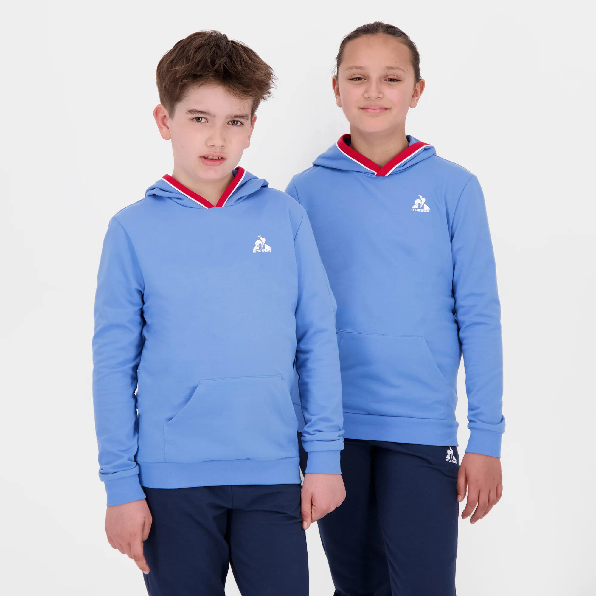 Sweatshirt à capuche enfant Le Coq Sportif Tri N°1 3/6