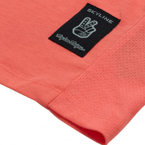 Troy Lee Designs Skyline Ride Orange Short Sleeve Jersey 3/7