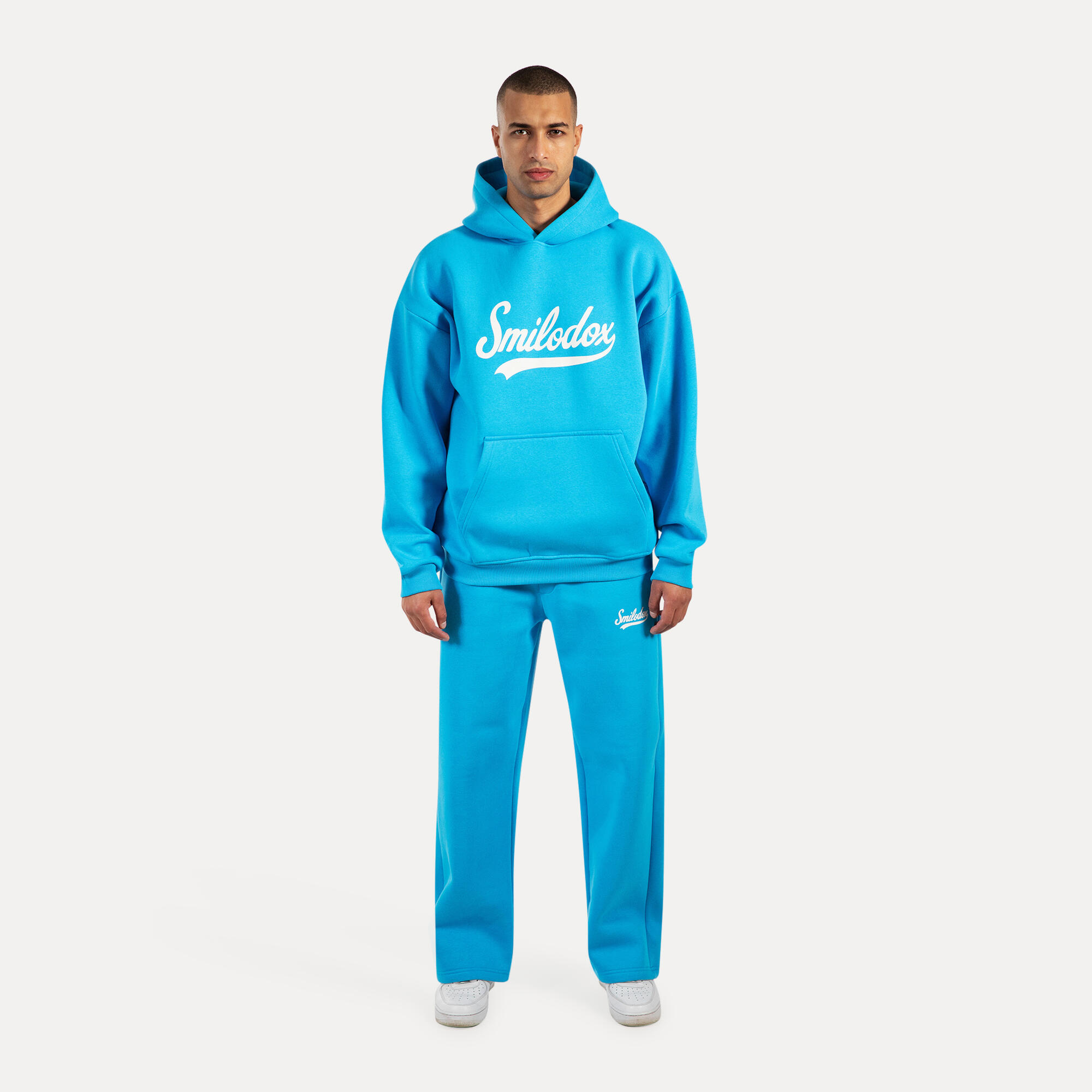 Herren Hoodie Lorik Hellblau 3/5