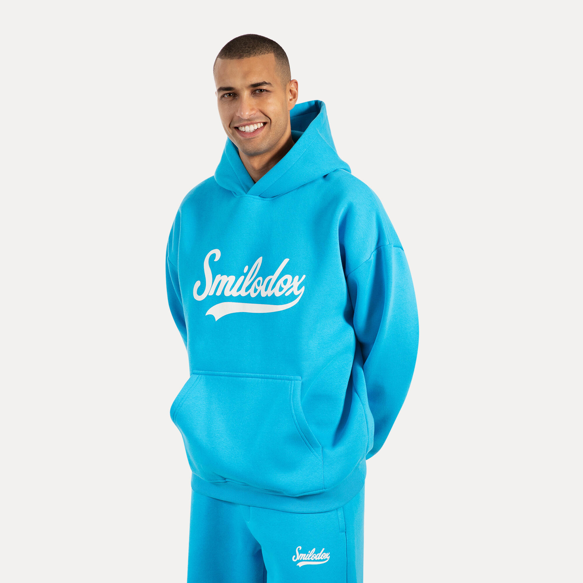 Herren Hoodie Lorik Hellblau 2/5