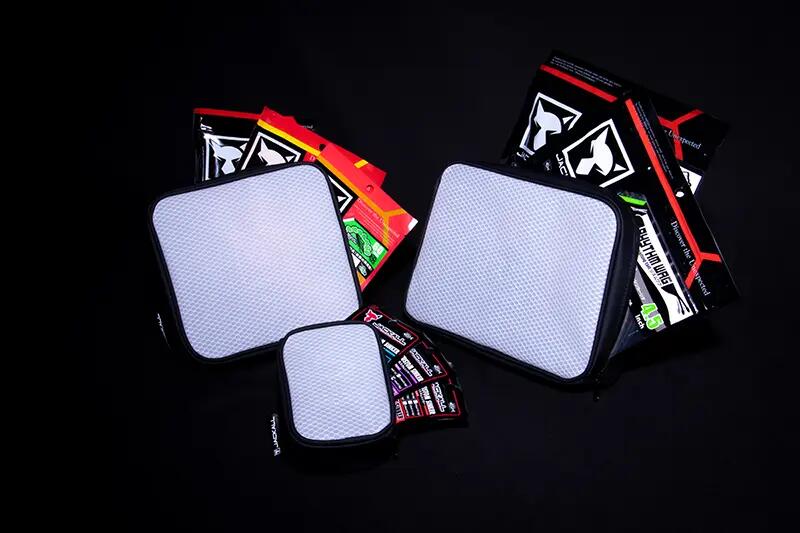 BORSETA NALUCI JACKALL L WHITE/BLACK, 21X15X4.5 CM 2/5
