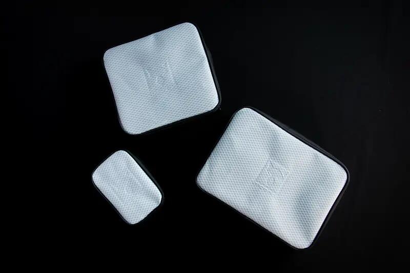 BORSETA NALUCI JACKALL L WHITE/BLACK, 21X15X4.5 CM 4/5