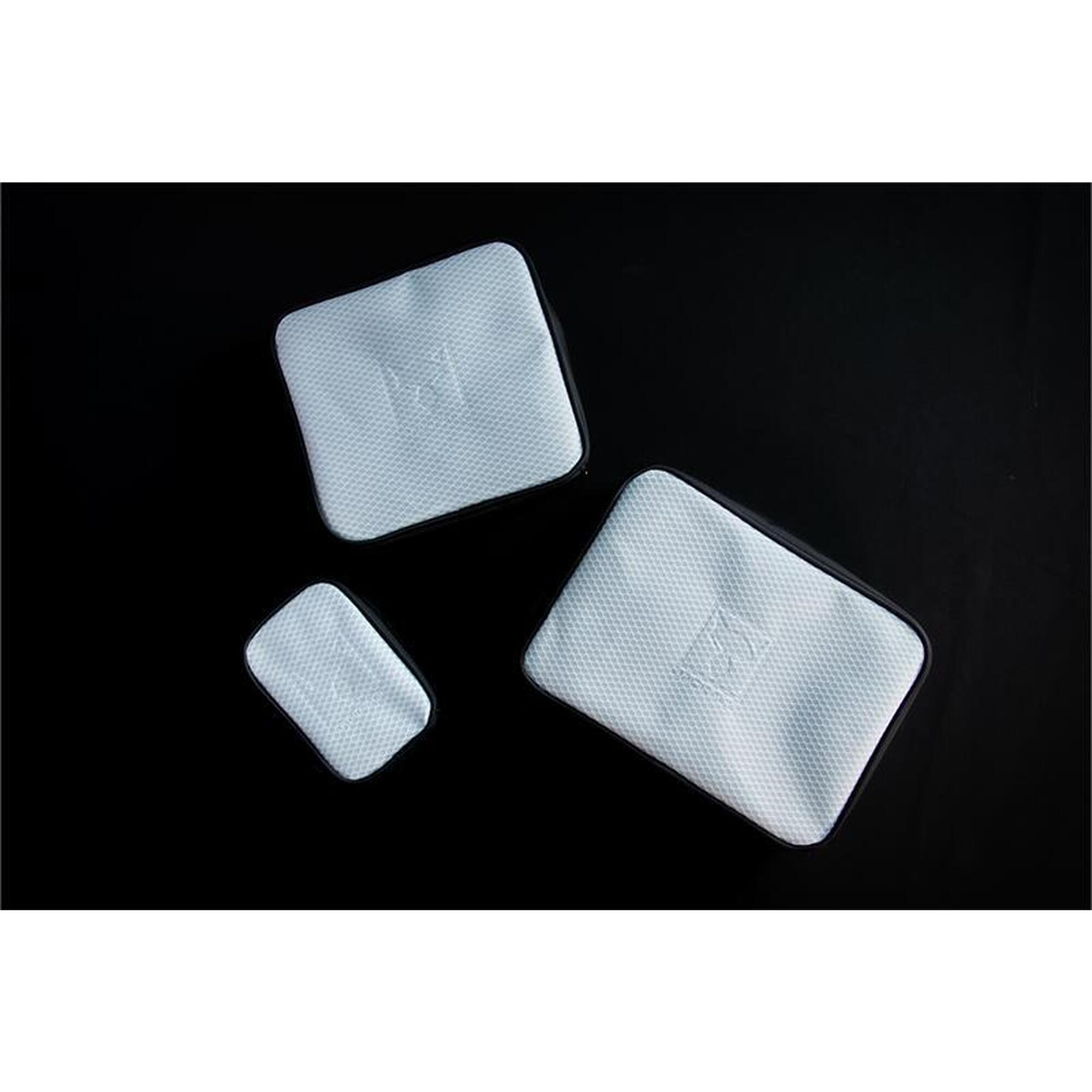 BORSETA NALUCI JACKALL M WHITE/BLACK, 16.5X15X4.5 CM